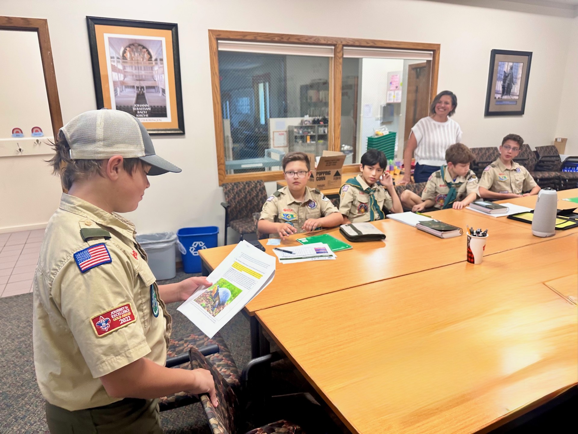 Instructing other scouts